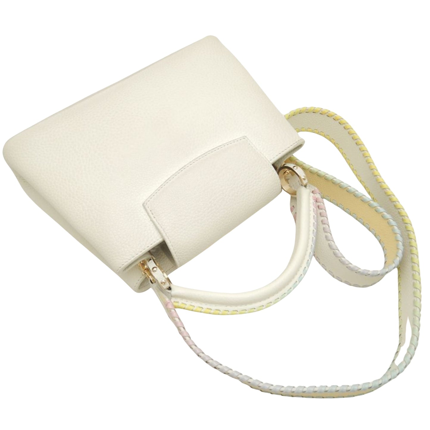 Louis Vuitton Gold Leather Handbag