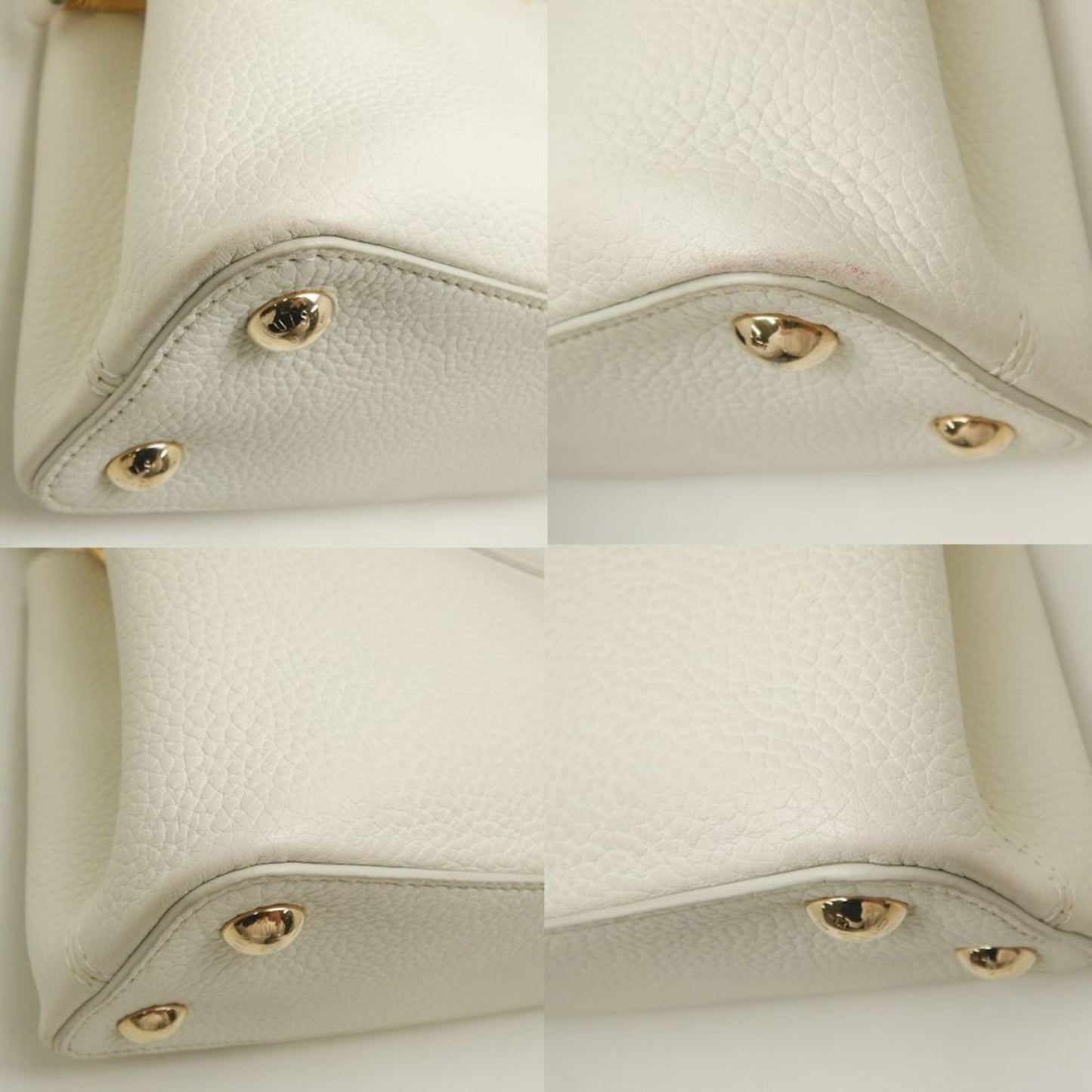 Louis Vuitton Gold Leather Handbag