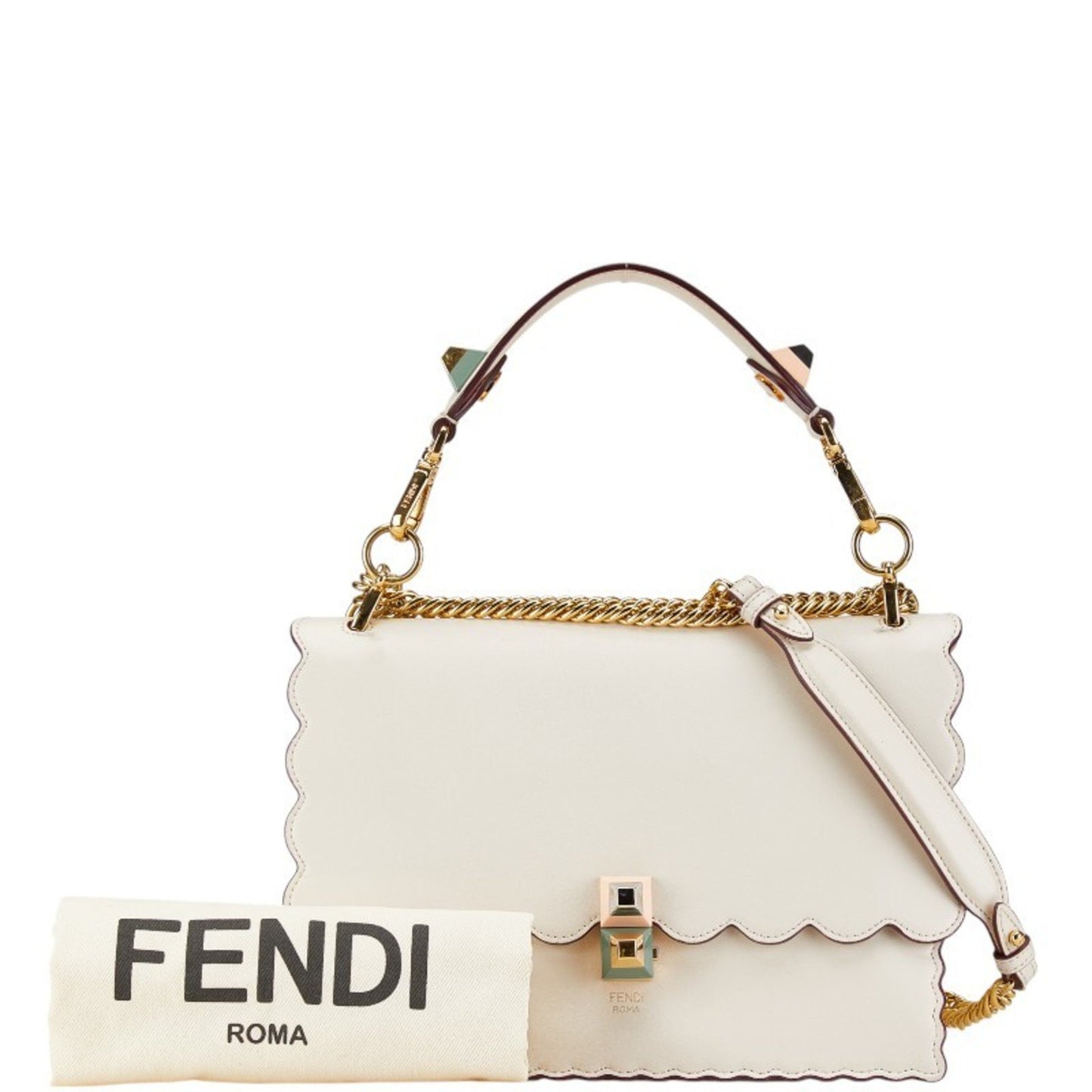 Fendi Brown Leather Kan I
