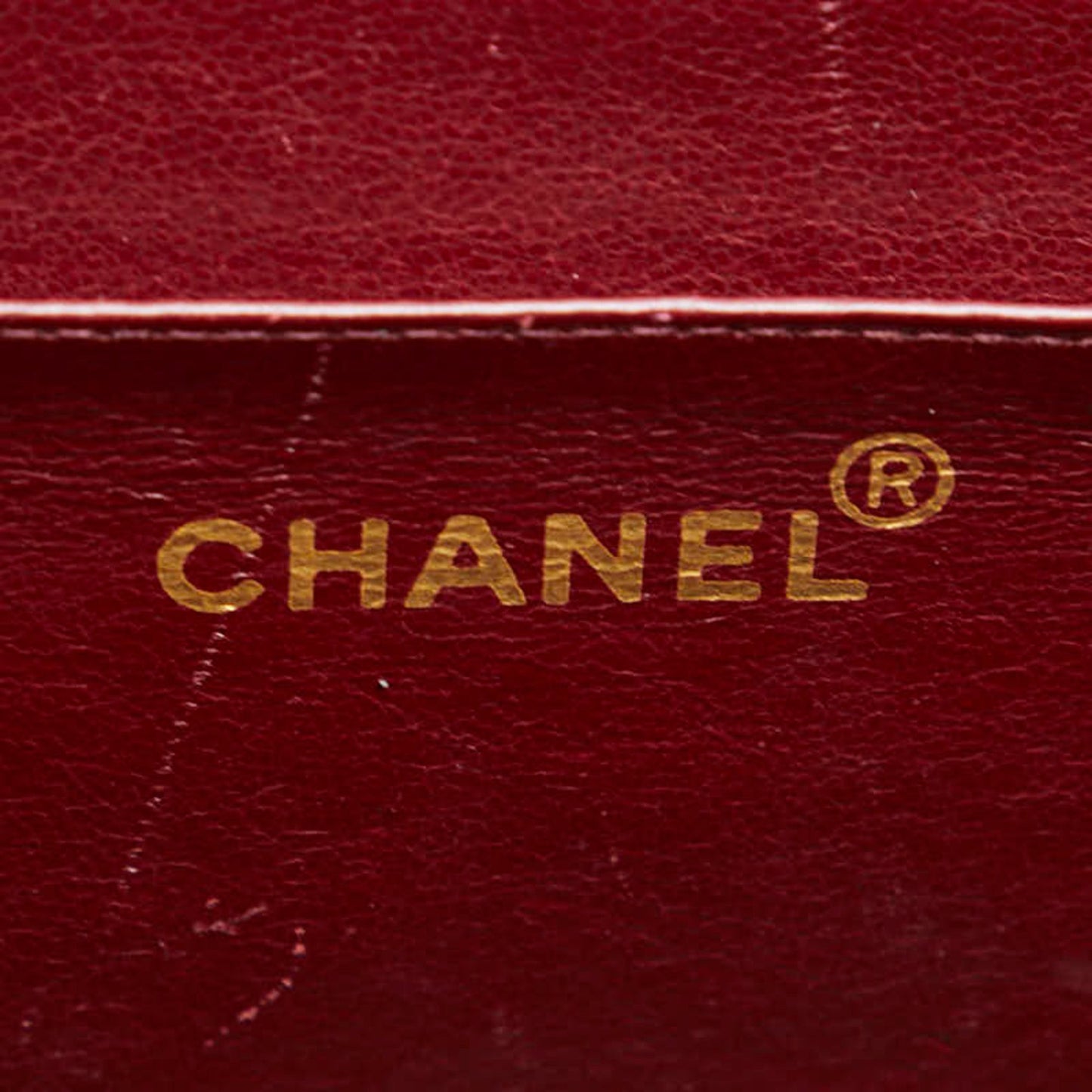 Chanel Black Leather Logo Cc