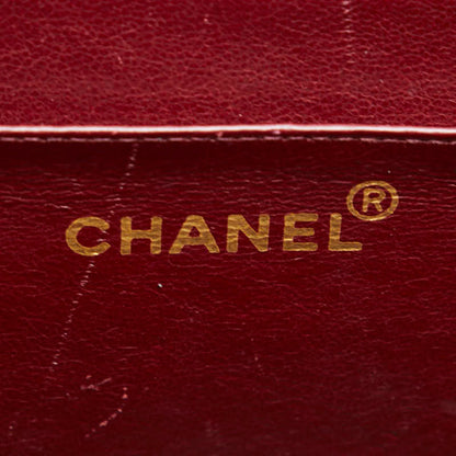 Chanel Black Leather Logo Cc