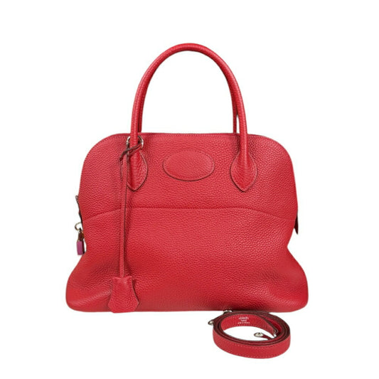 Hermès Red Leather Bolide