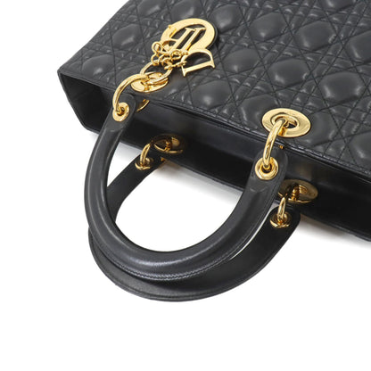 Dior Black Leather Lady Dior