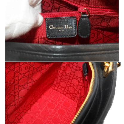 Dior Black Leather Lady Dior