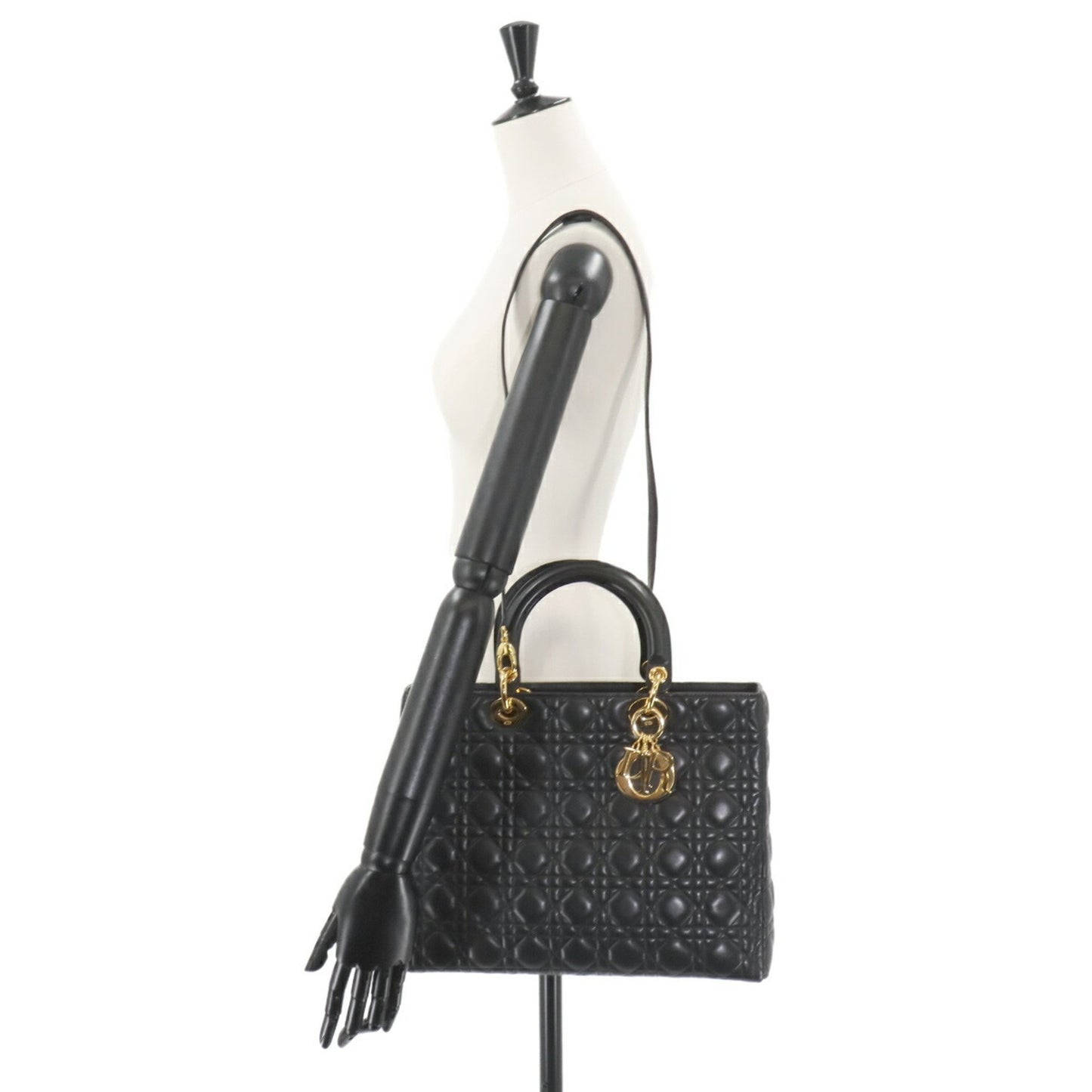 Dior Black Leather Lady Dior