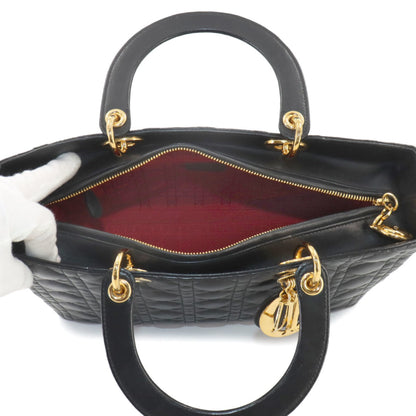 Dior Black Leather Lady Dior