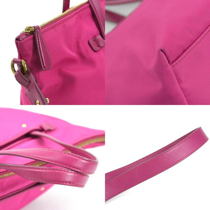 Salvatore Ferragamo Pink Synthetic Gancini