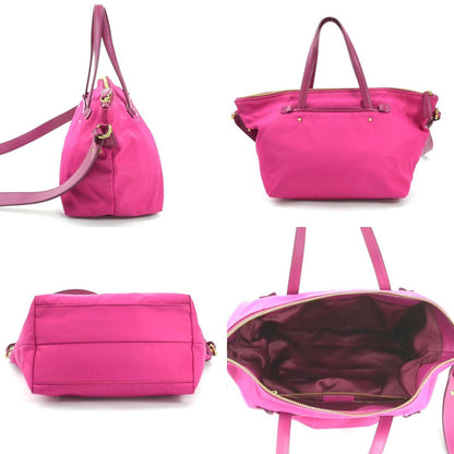 Salvatore Ferragamo Pink Synthetic Gancini