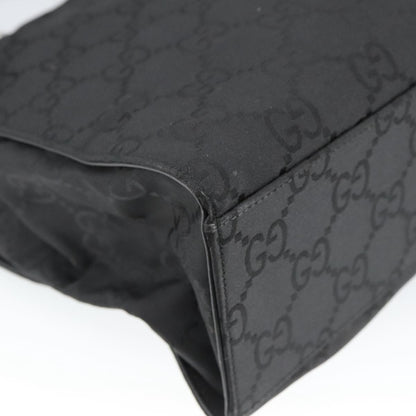 Gucci Black Canvas Bamboo