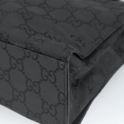 Gucci Black Canvas Bamboo