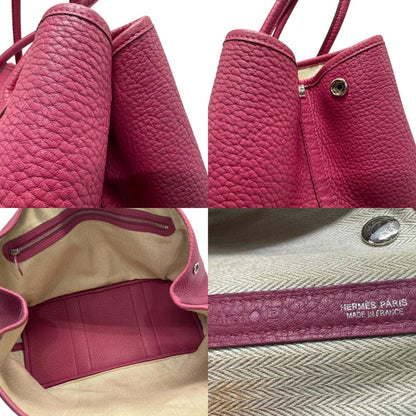 Hermès Pink Leather Garden Party