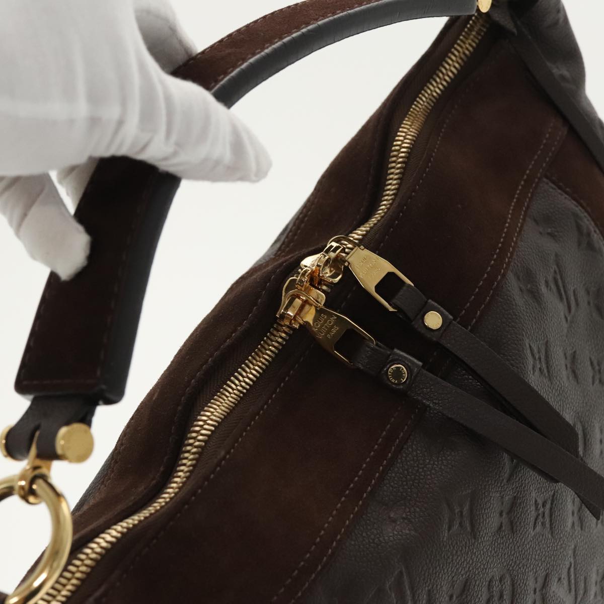Louis Vuitton Brown Leather Audacieuse