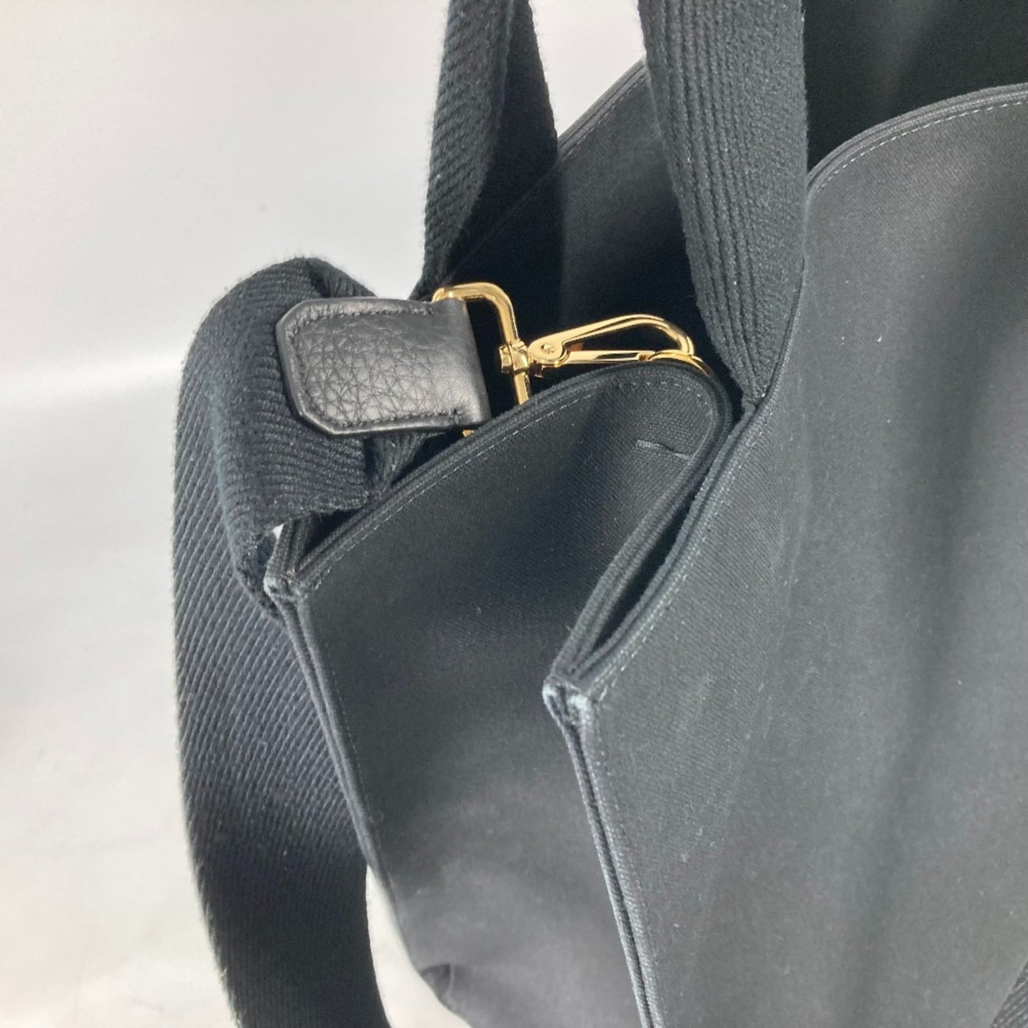 Fendi Black Canvas Tote