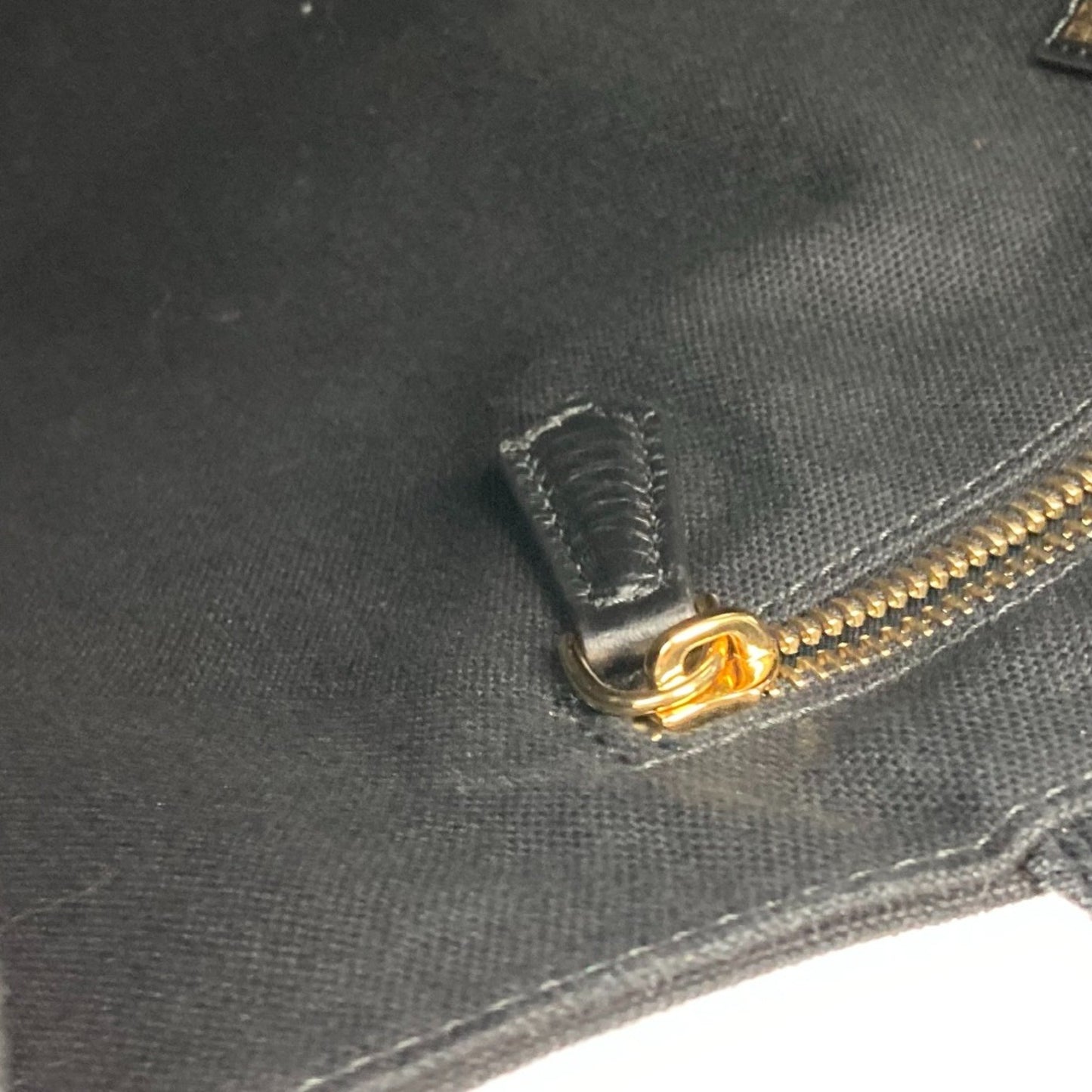 Fendi Black Canvas Tote