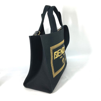 Fendi Black Canvas Tote