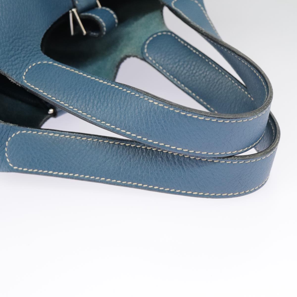 Hermès Blue Leather Handbag