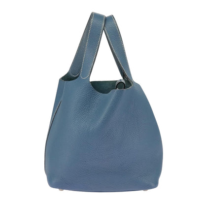 Hermès Blue Leather Handbag