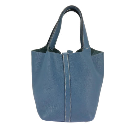 Hermès Blue Leather Handbag