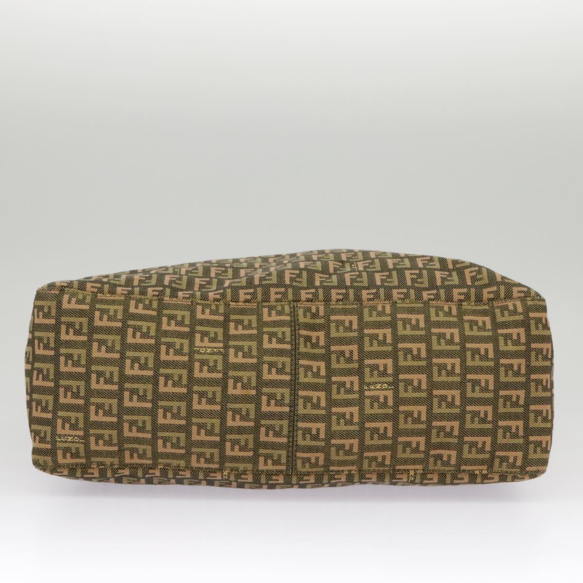 Fendi Brown Canvas Zucchino