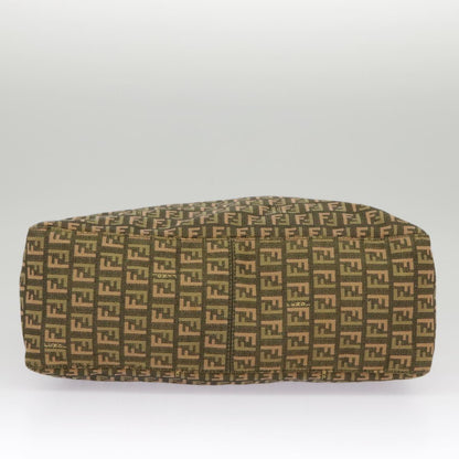 Fendi Brown Canvas Zucchino