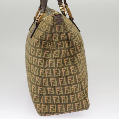 Fendi Brown Canvas Zucchino