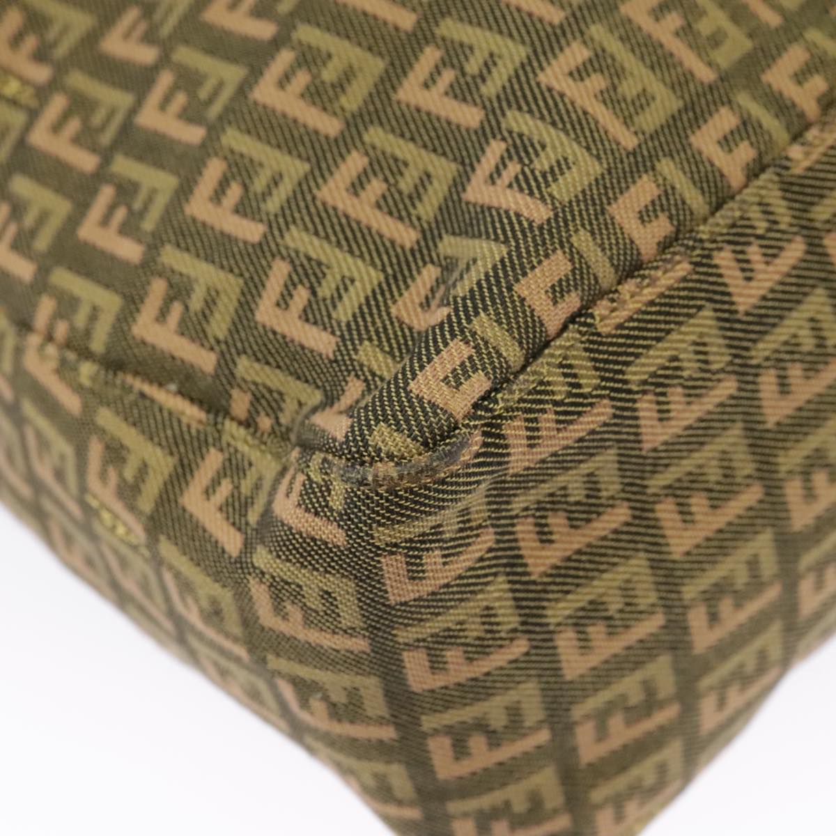 Fendi Brown Canvas Zucchino