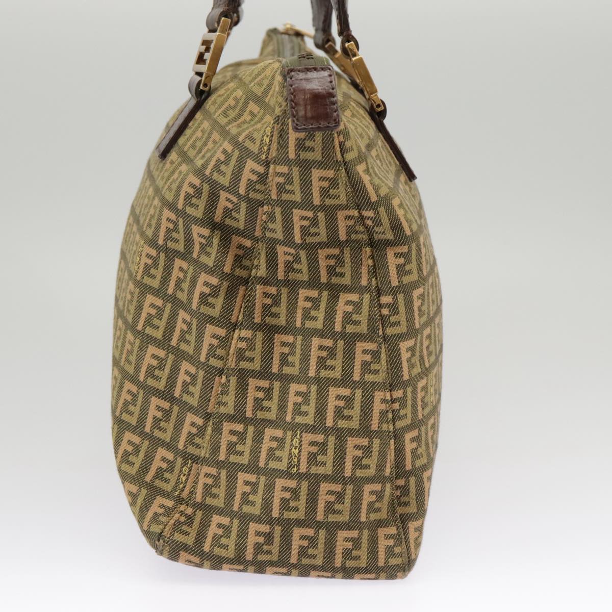 Fendi Brown Canvas Zucchino