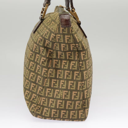 Fendi Brown Canvas Zucchino