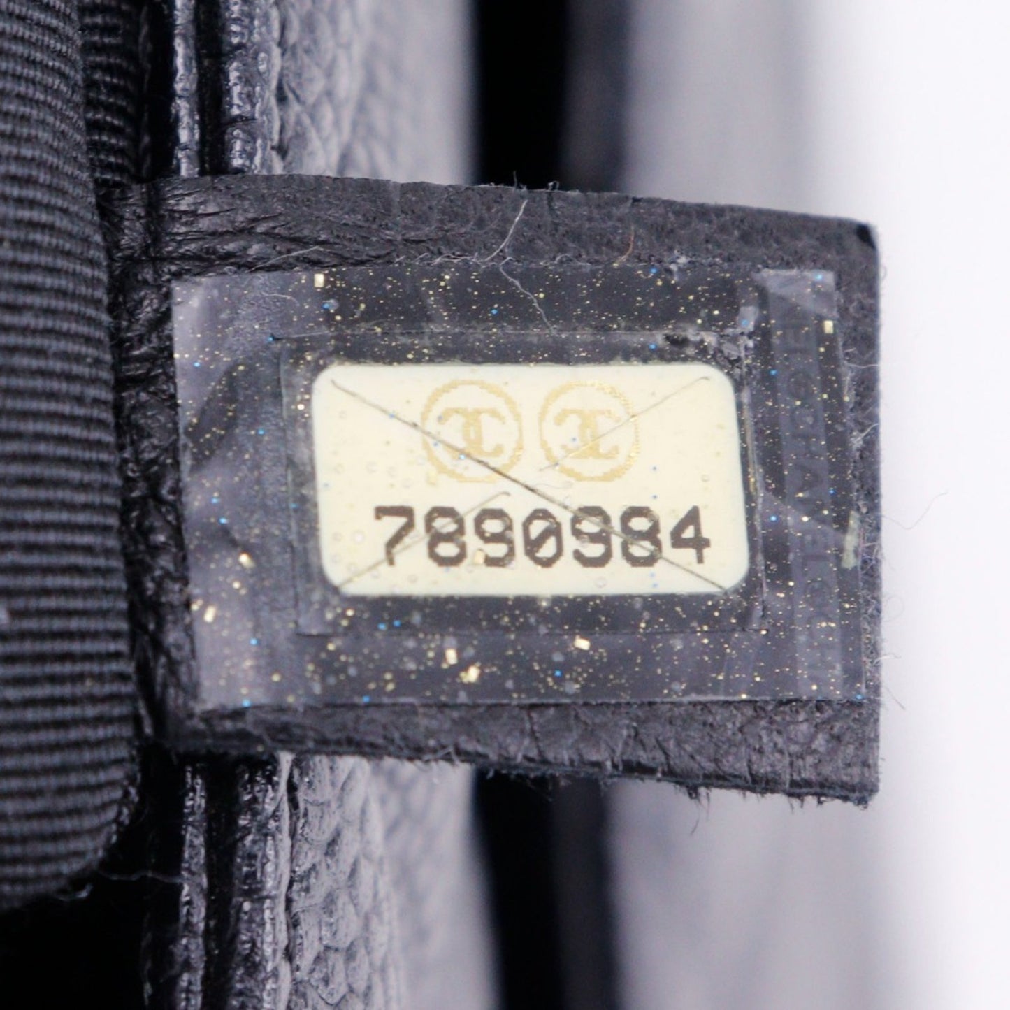 Chanel Black Leather Medaillon