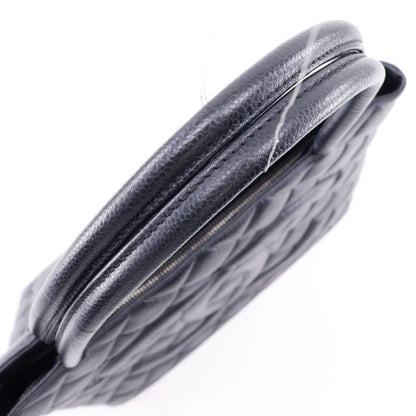 Chanel Black Leather Medaillon
