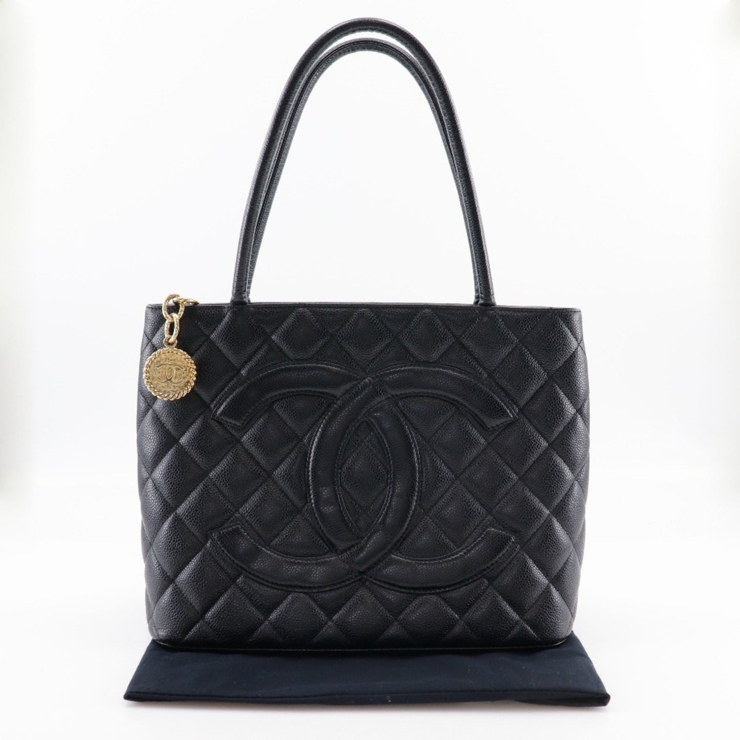 Chanel Black Leather Tote