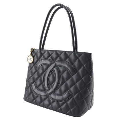 Chanel Black Leather Tote