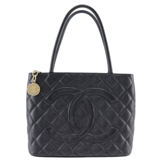 Chanel Black Leather Tote