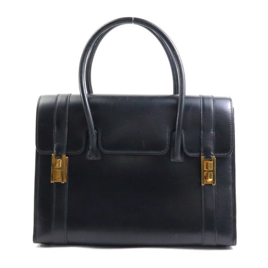 Hermès Black Leather Drag