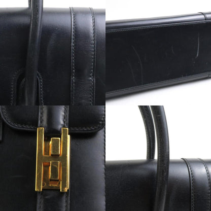 Hermès Black Leather Drag