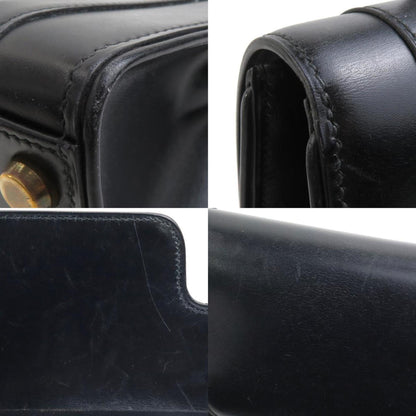Hermès Black Leather Drag