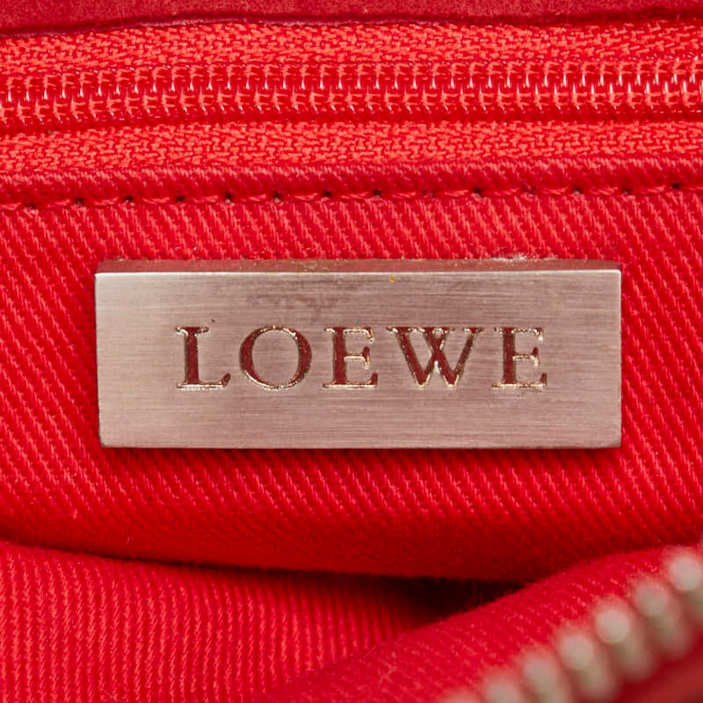 Loewe Red Suede Anagram