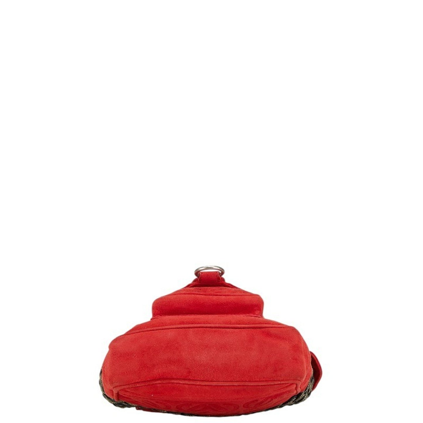 Loewe Red Suede Anagram