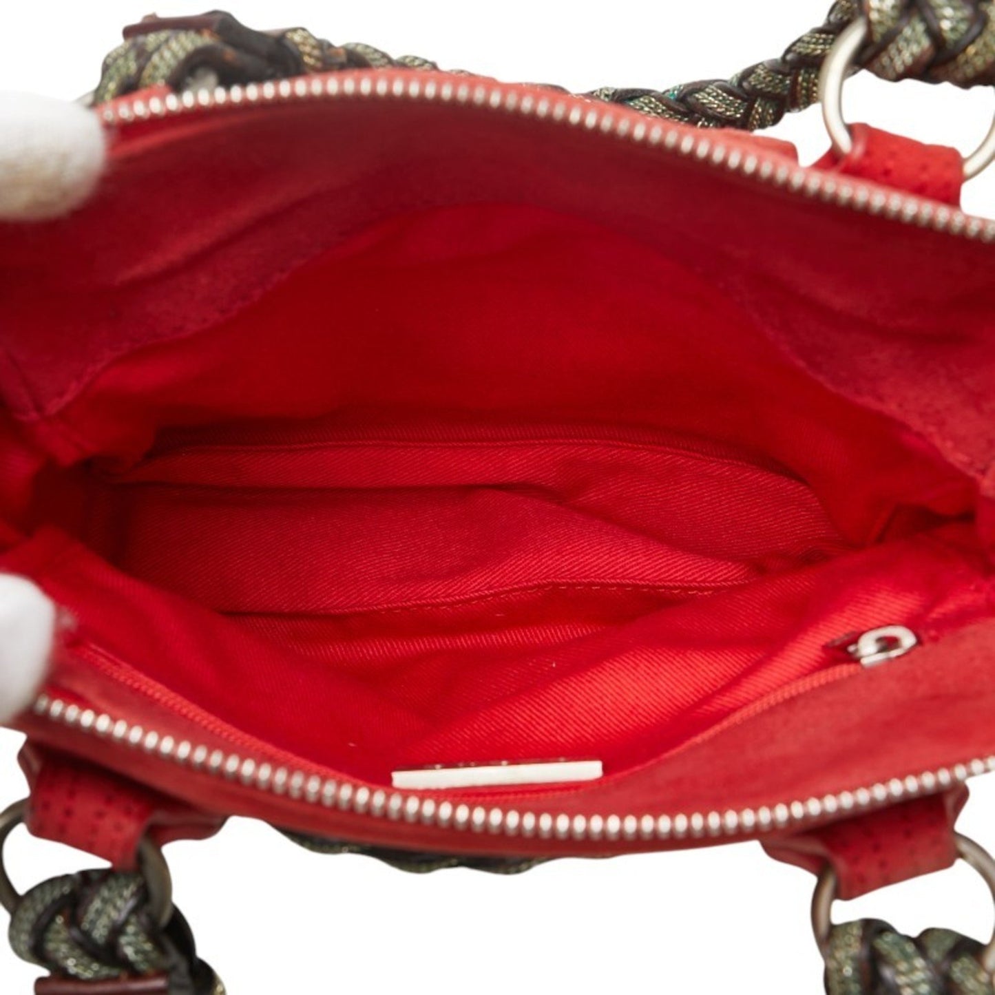 Loewe Red Suede Anagram