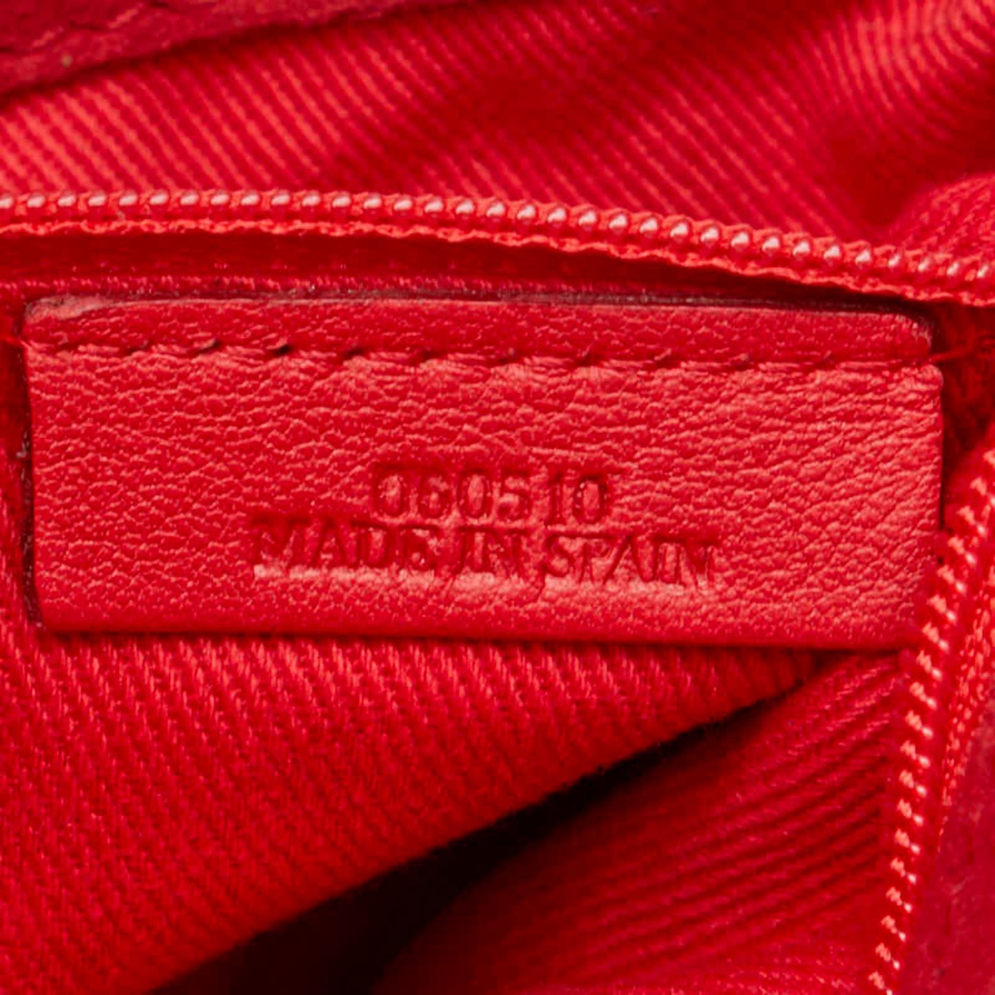 Loewe Red Suede Anagram