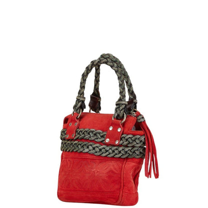 Loewe Red Suede Anagram