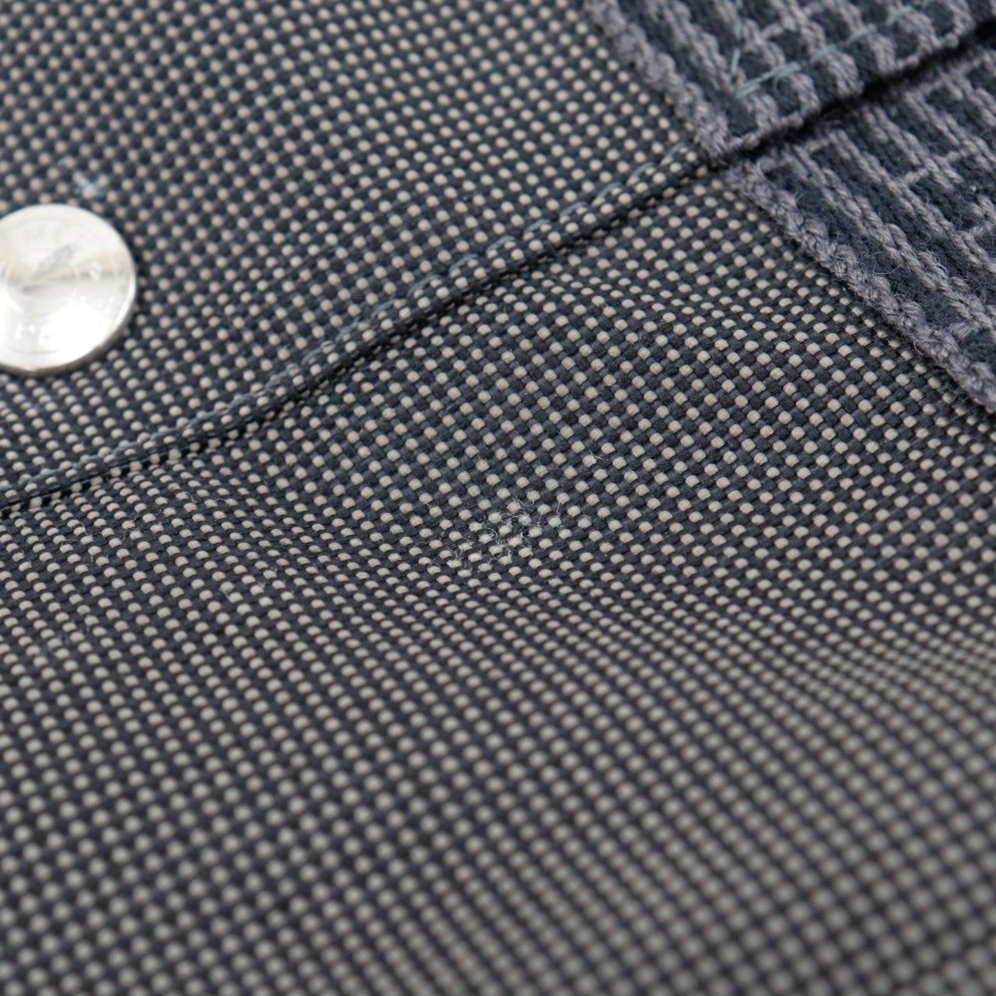 Hermès Gray Canvas Herline