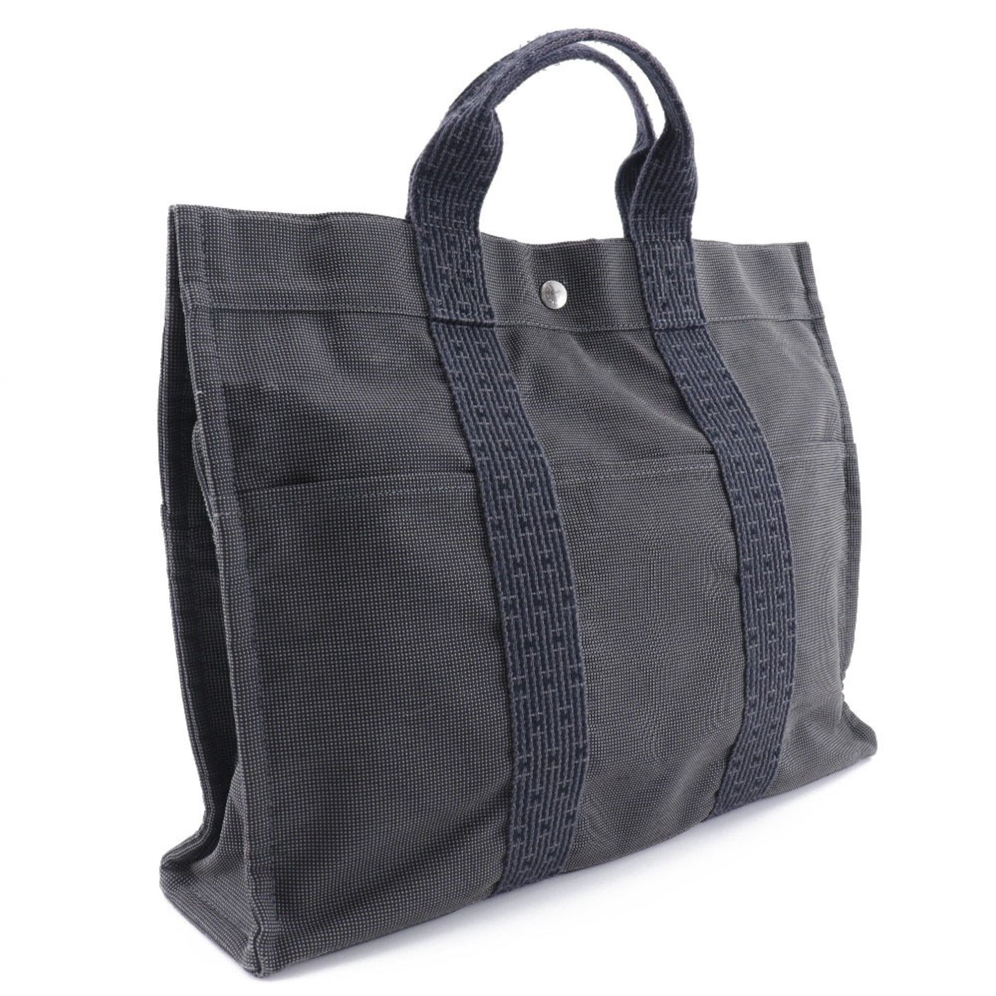 Hermès Gray Canvas Herline