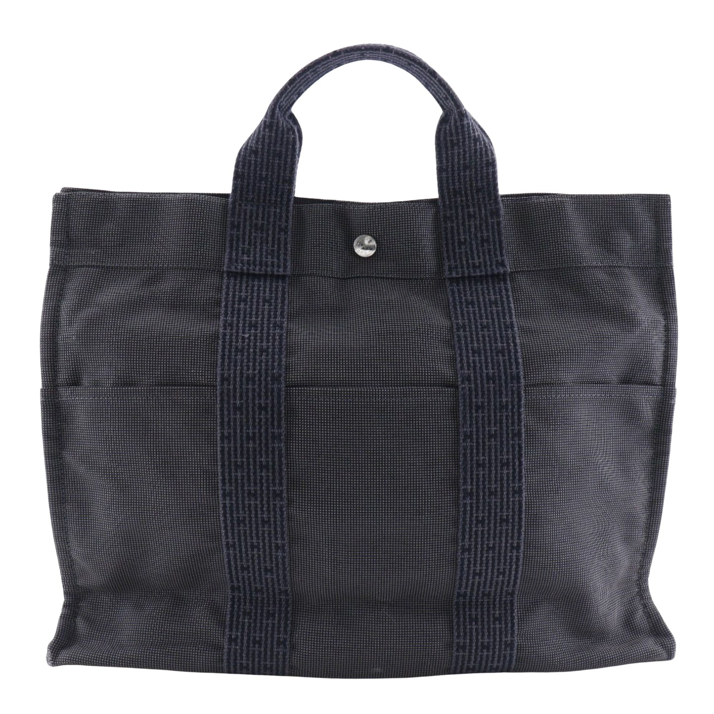 Hermès Gray Canvas Herline