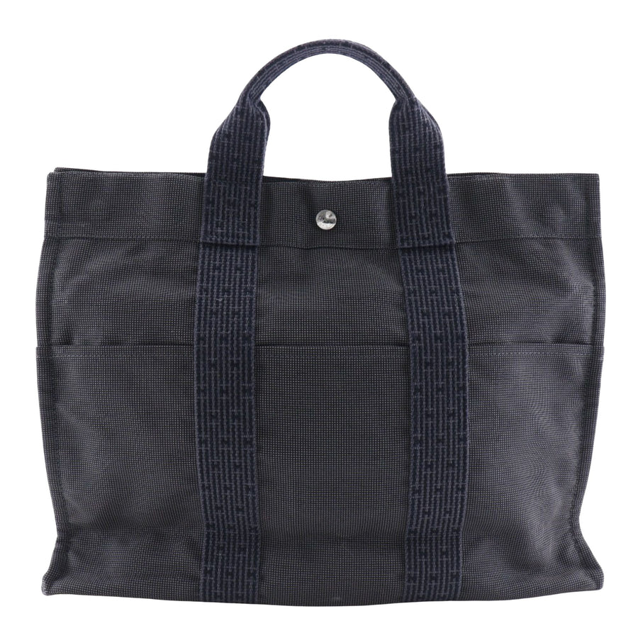 Hermès Gray Canvas Herline