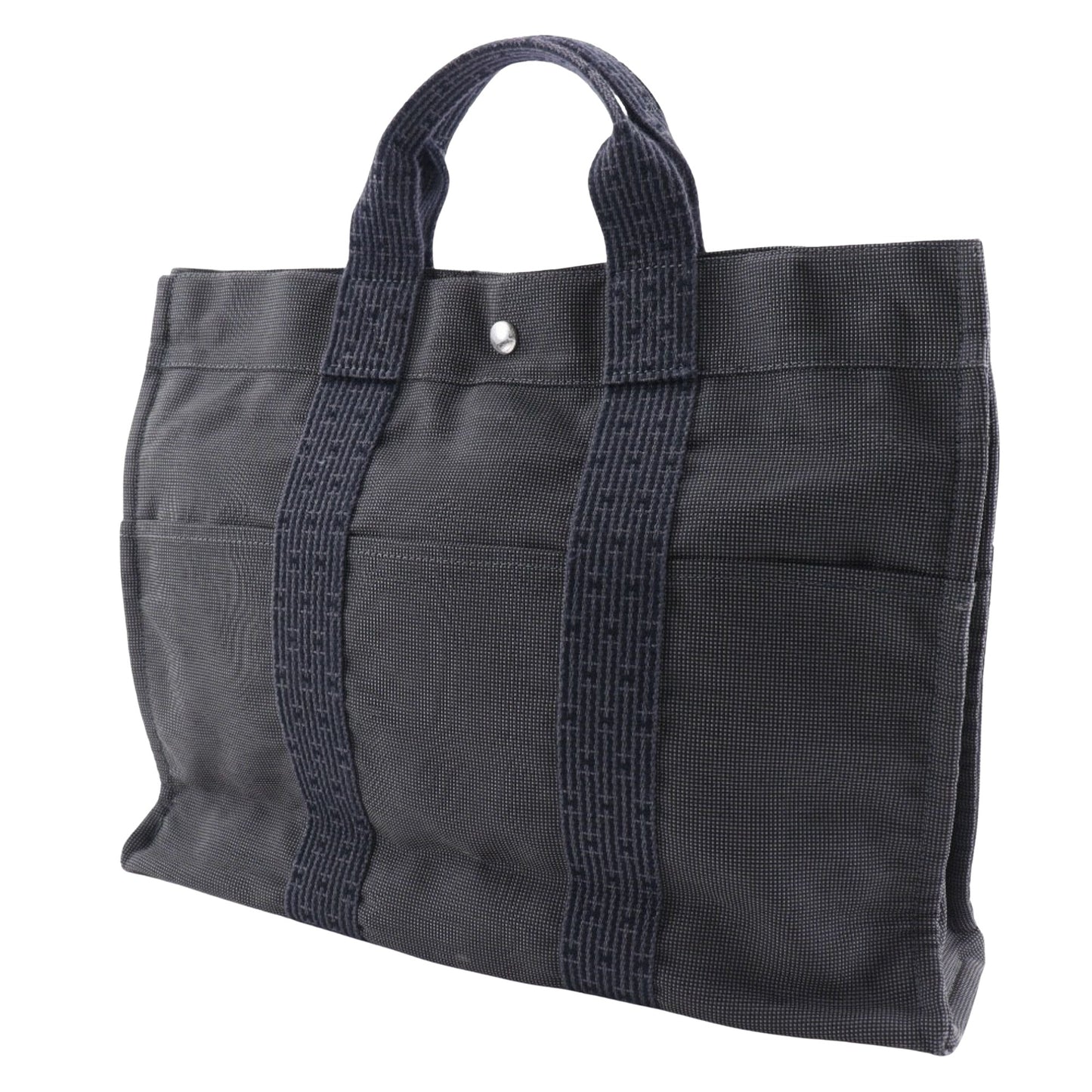 Hermès Gray Canvas Herline
