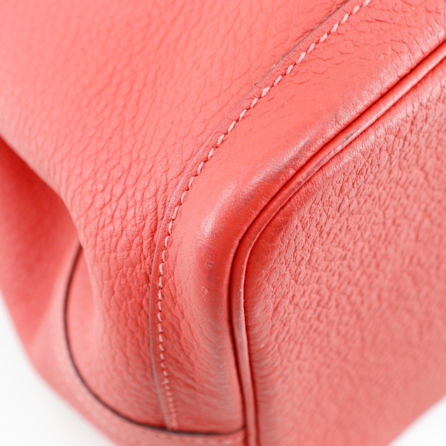Hermès Red Leather Garden Party