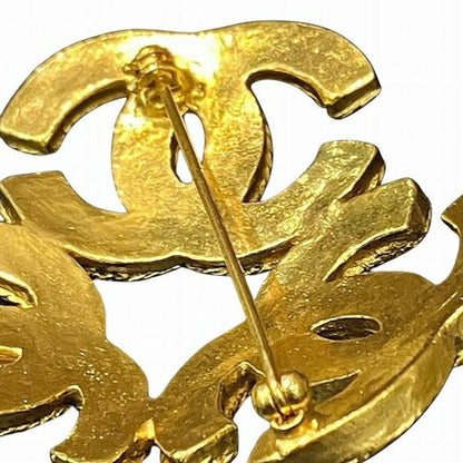Chanel Gold Gold Plated Coco Mark