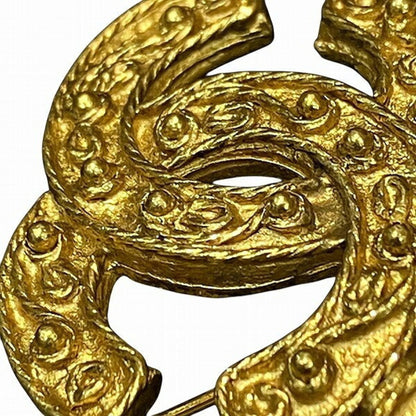 Chanel Gold Gold Plated Coco Mark