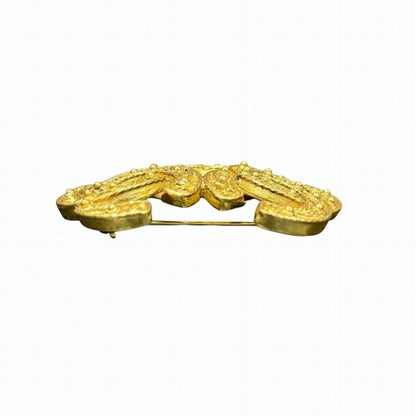 Chanel Gold Gold Plated Coco Mark